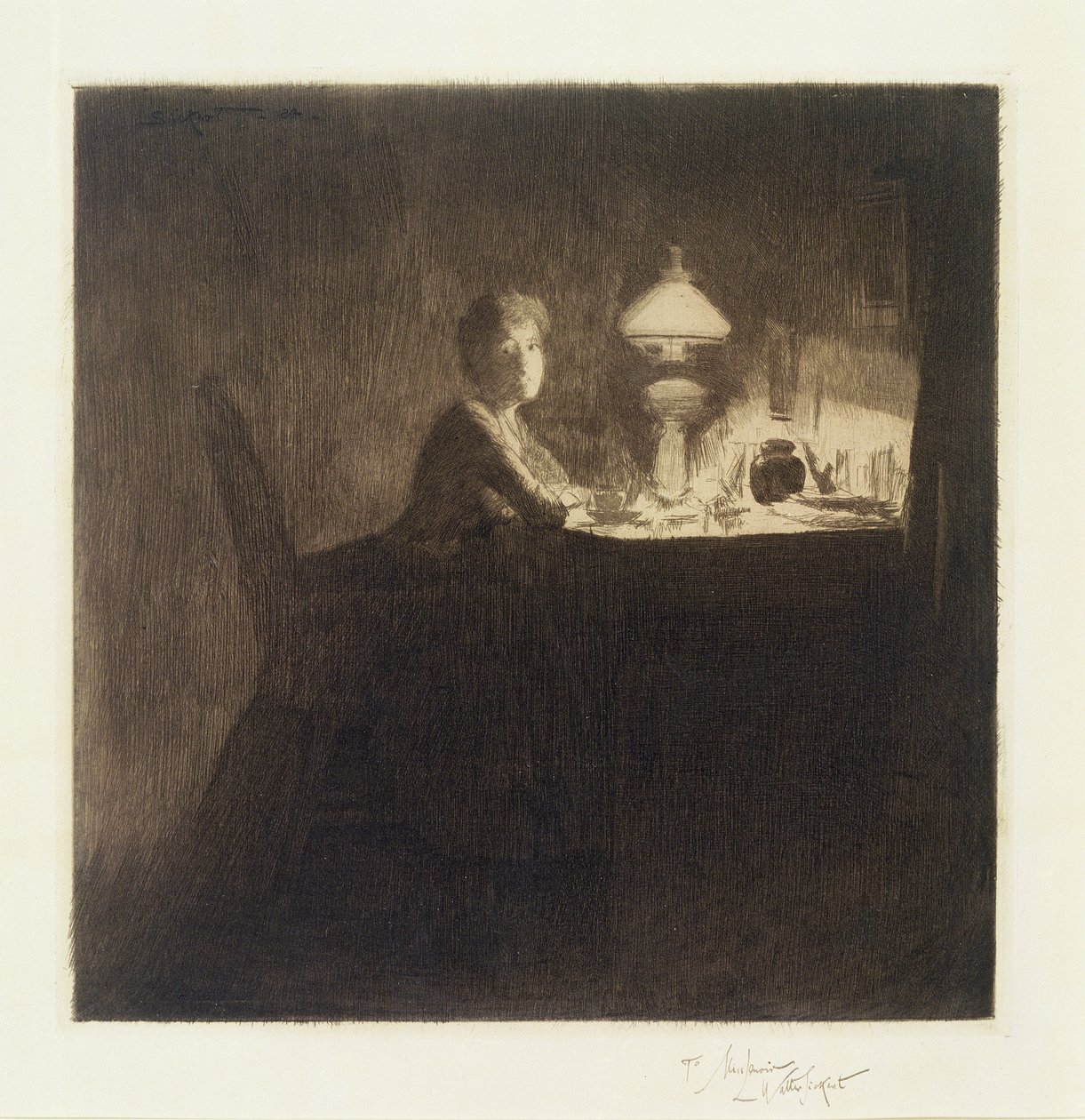 A megbízott igazgató, 1884 alkotó: Walter Richard Sickert