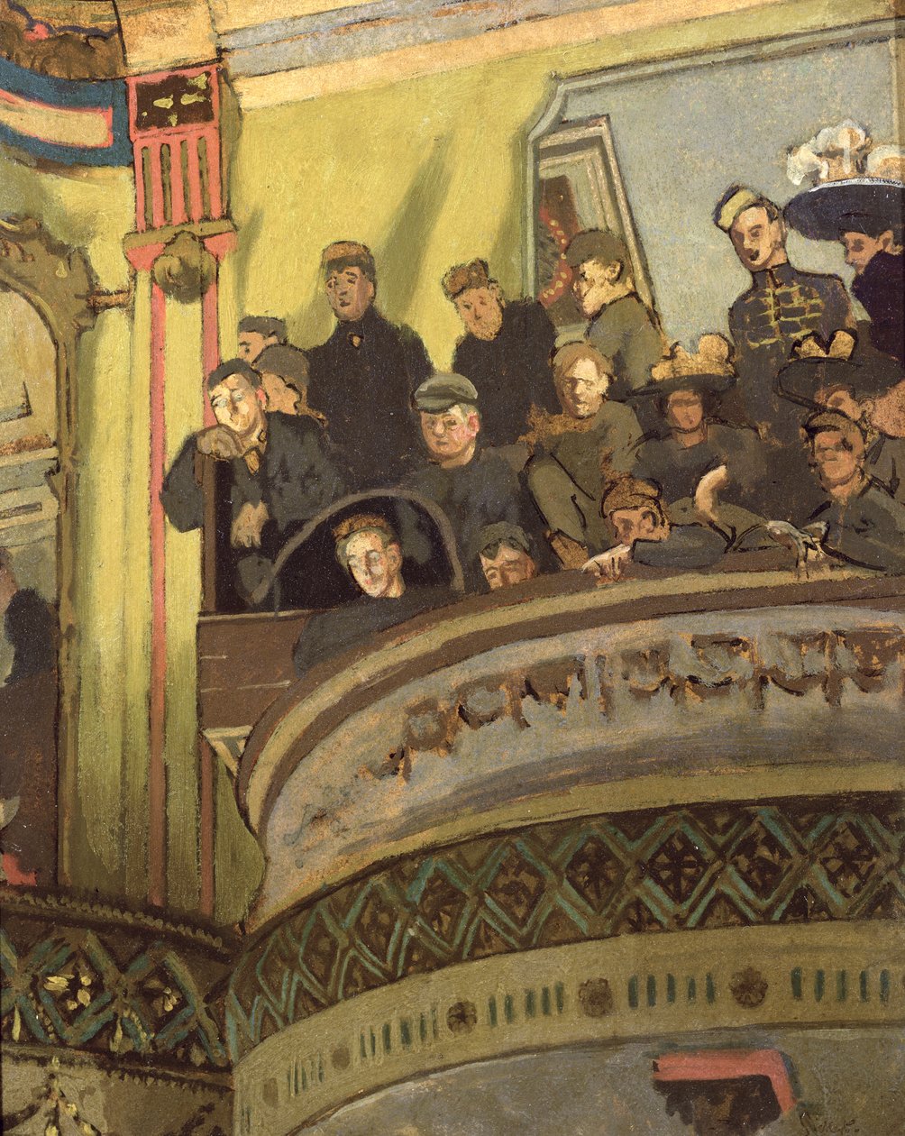 The Little Old Bedford, 1890 körül (olaj, papír, panelen) alkotó: Walter Richard Sickert