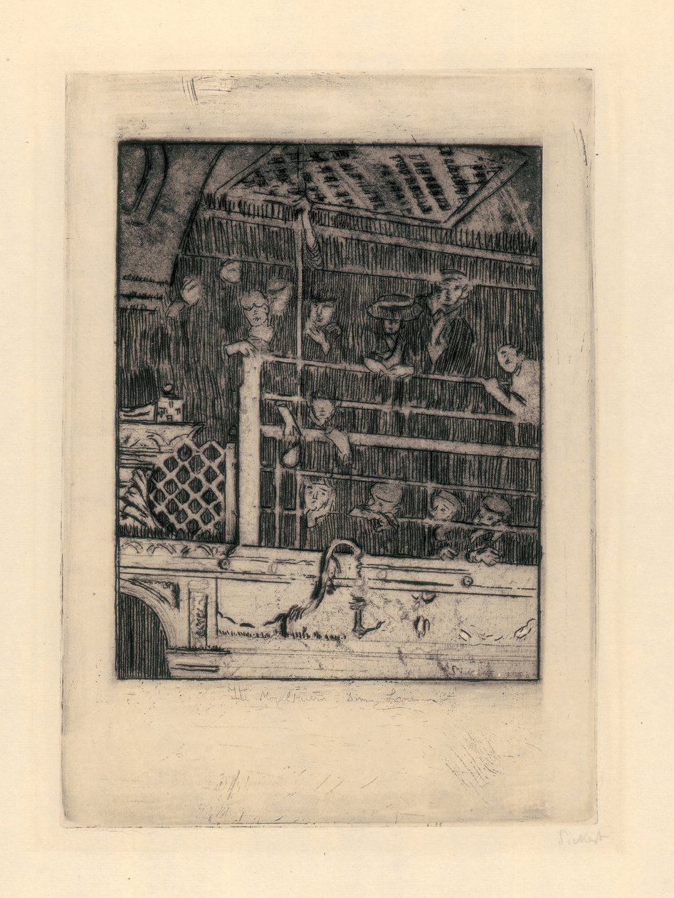 The Old Mogul Tavern, 1908 (rézkarc és akvatinta) alkotó: Walter Richard Sickert