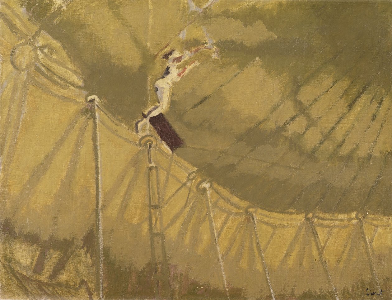 A trapéz, 1920 körül alkotó: Walter Richard Sickert