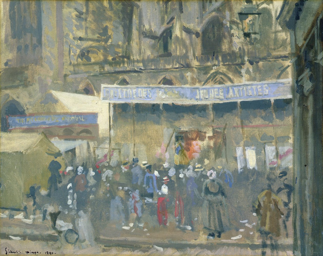 Fiatal Művészek Színháza, Dieppe, 1890 alkotó: Walter Richard Sickert