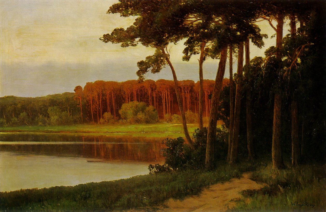 Grunewaldsee vagy Schlachtensee Berlin alkotó: Walter Leistikow