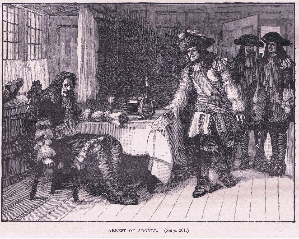 Argyll letartóztatása 1661-ben alkotó: Walter Stanley Paget