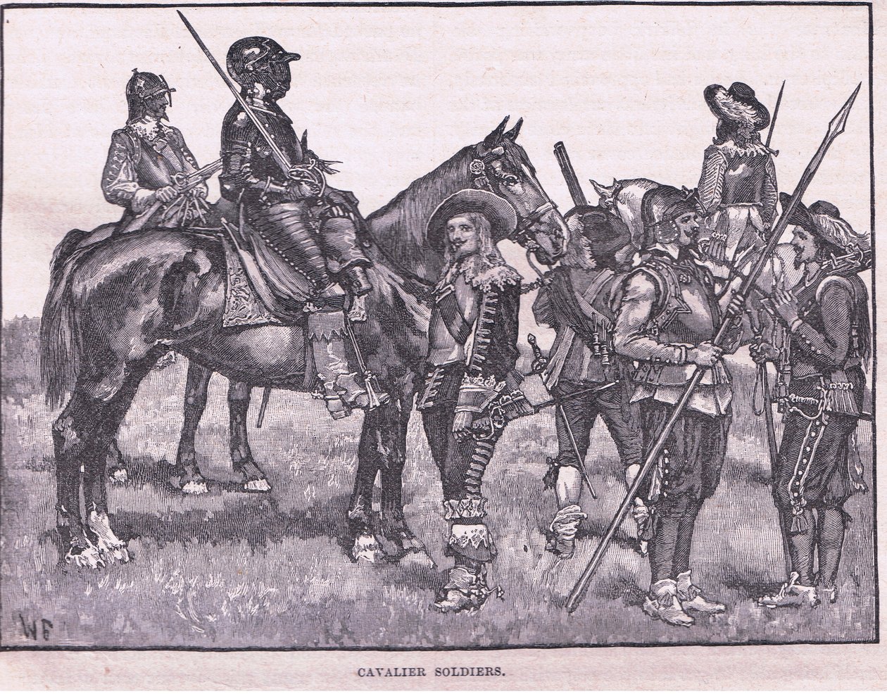 Lovas katonák Kr. u. 1645 alkotó: Walter Stanley Paget