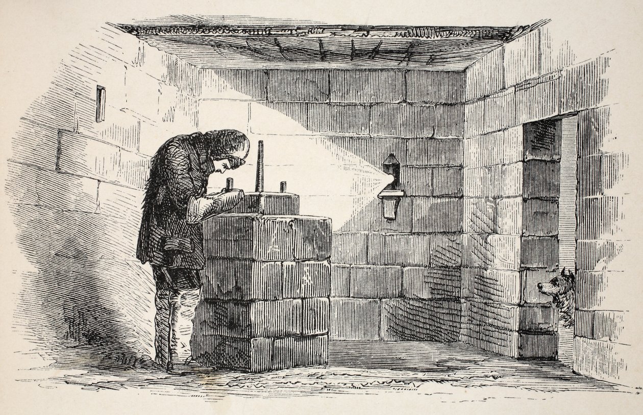 A csillagvizsgáló belseje, 1859 alkotó: Walter William May