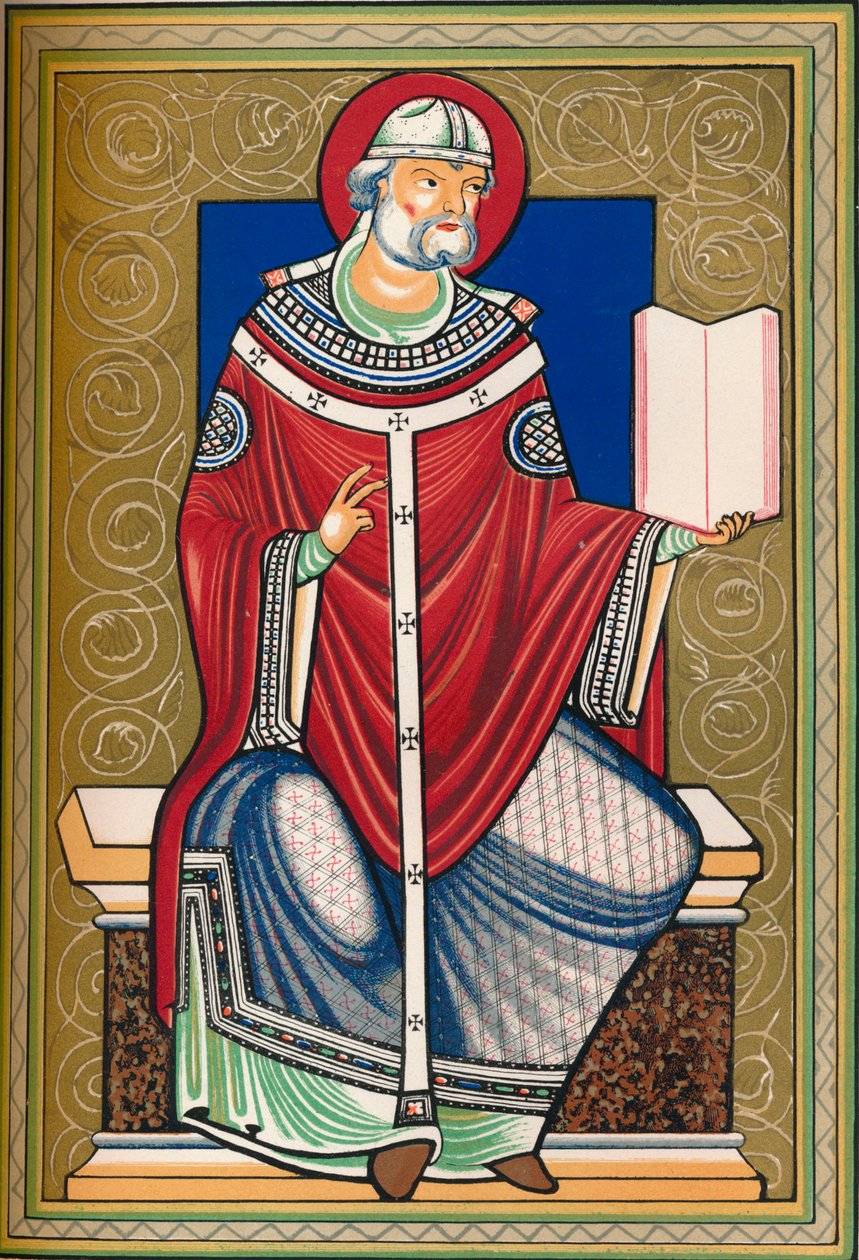 Szent könyvvel, 12. század vége, 1849. alkotó: Walter