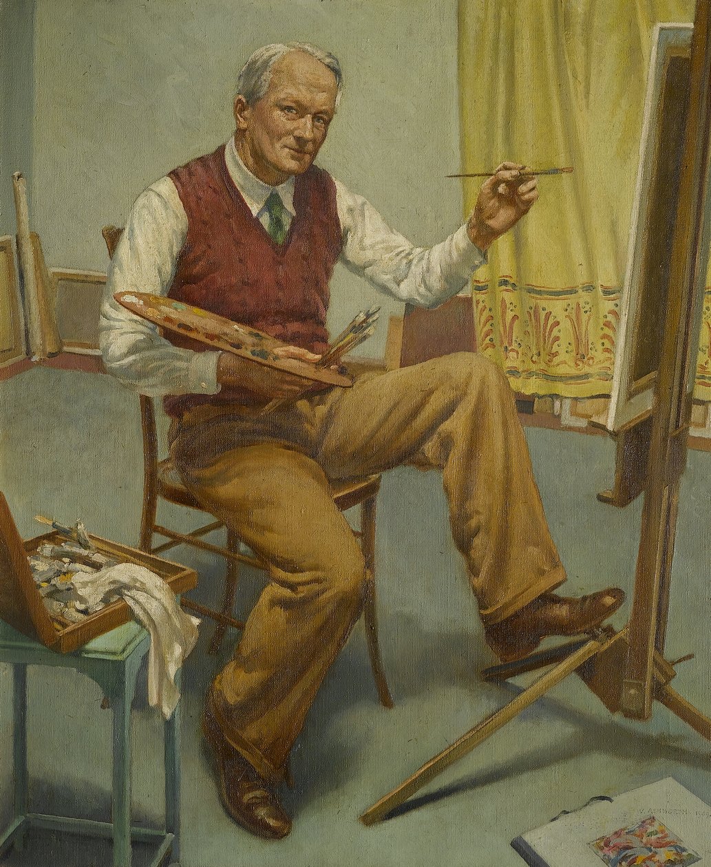 1. tükörön keresztül (önarckép) alkotó: Walter Ashworth