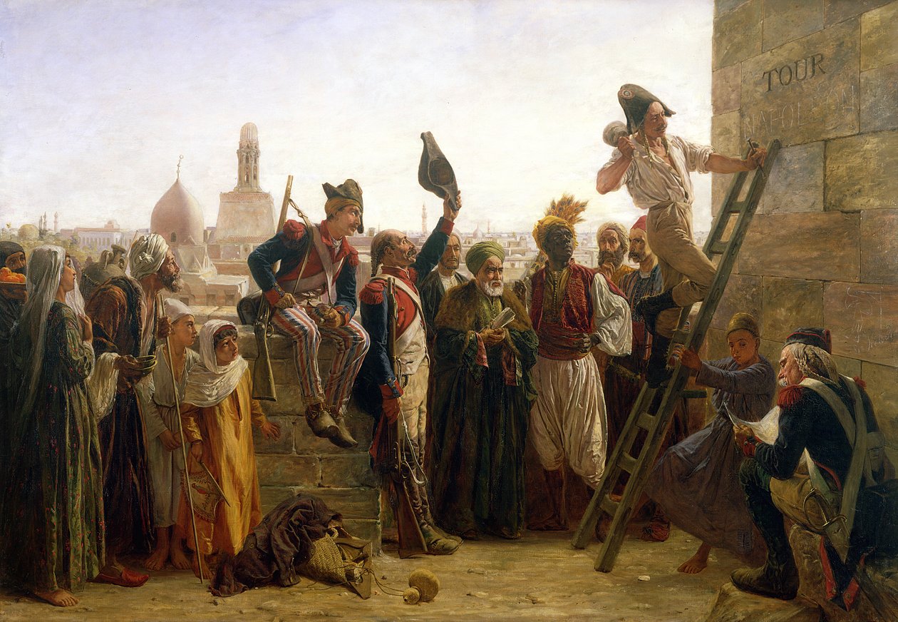 A franciák Kairóban 1800-ban, 1884-ben alkotó: Walter Charles Horsley