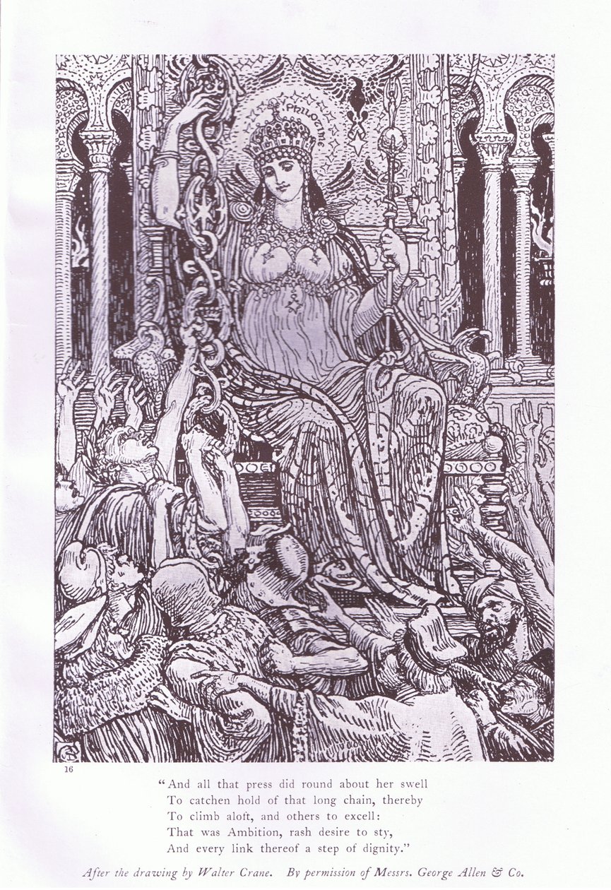És az egész sajtó felduzzadt az 1920-as években alkotó: Walter Crane