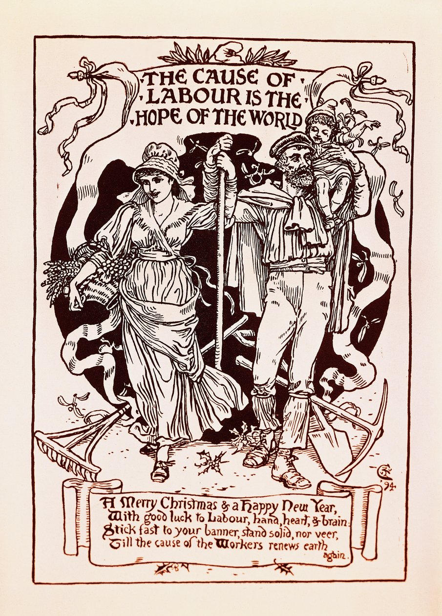 A munka oka a világ reménysége alkotó: Walter Crane