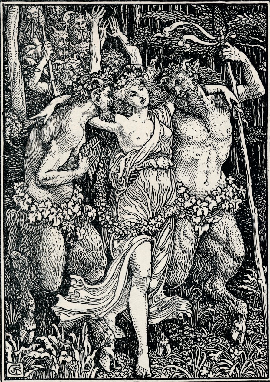 Illusztráció a Tündérkirálynőhöz, 1890, 1897 alkotó: Walter Crane