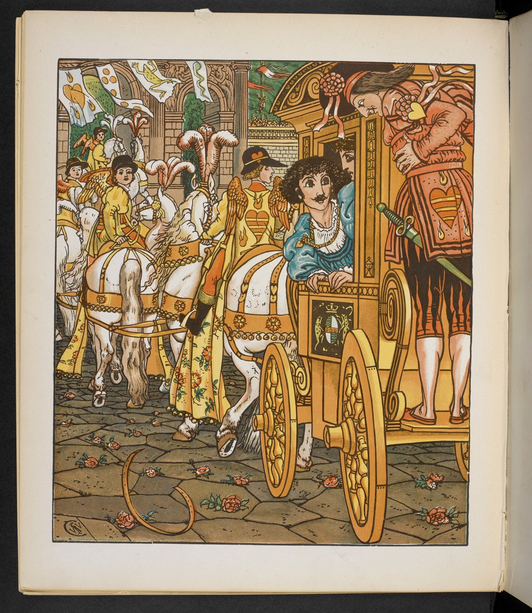 Illusztráció a békaherceghez. alkotó: Walter Crane