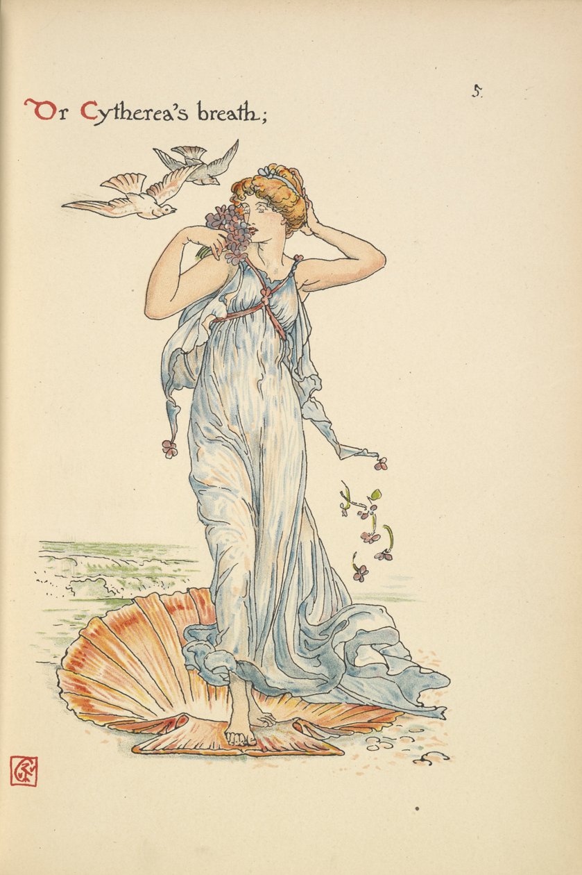 – Vagy Cytherea lehelete; alkotó: Walter Crane