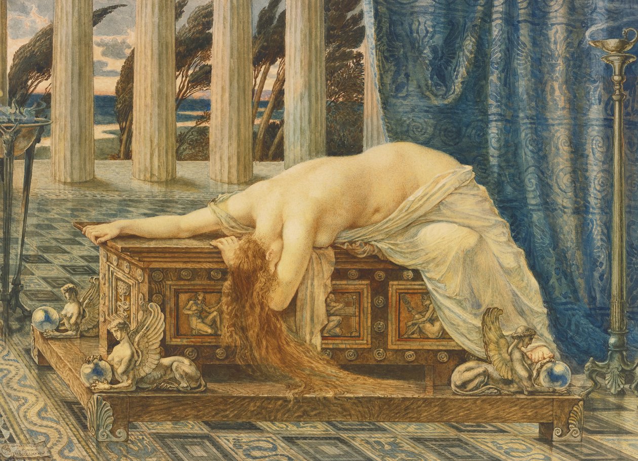 Pandora, 1885 alkotó: Walter Crane