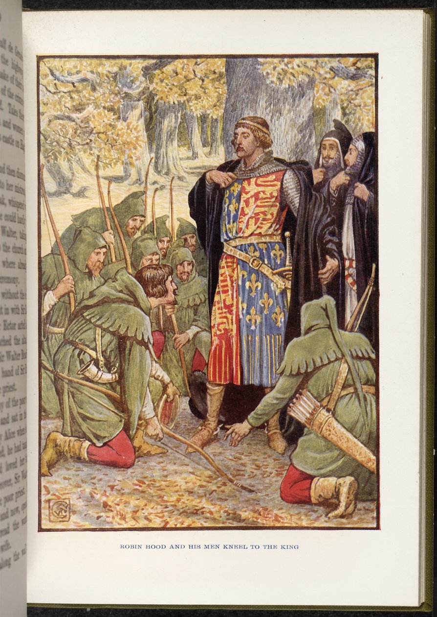 Robin Hood Richard I előtt alkotó: Walter Crane