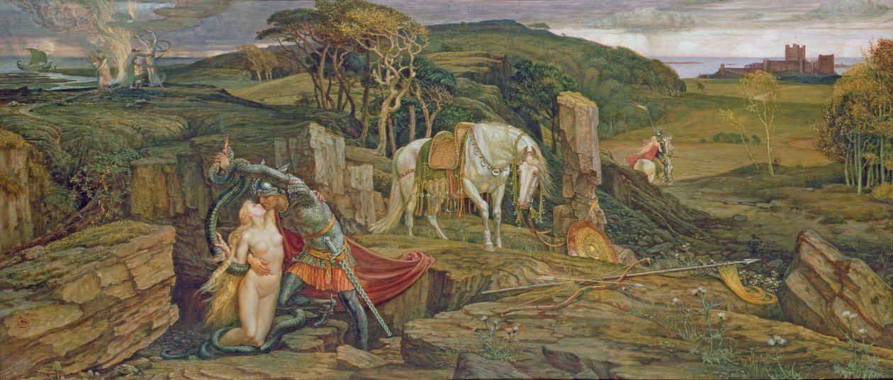 Spindleston Heugh közönséges férgei alkotó: Walter Crane