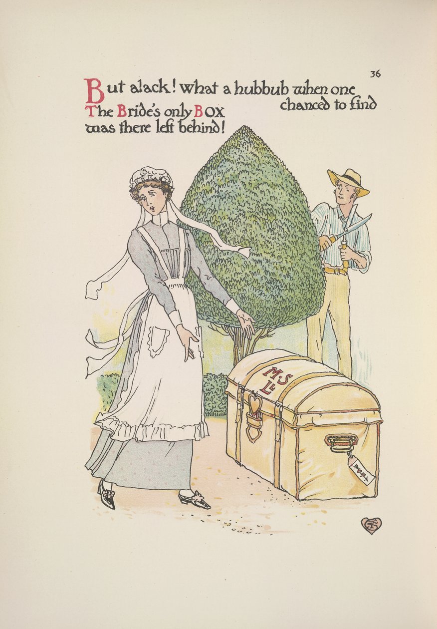 A menyasszony egyetlen doboza maradt hátra alkotó: Walter Crane