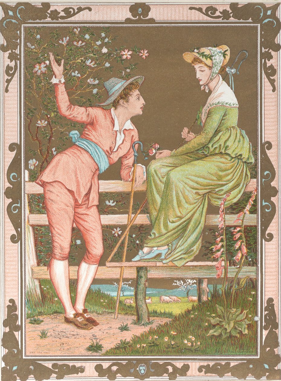 Valentin, 1876. alkotó: Walter Crane