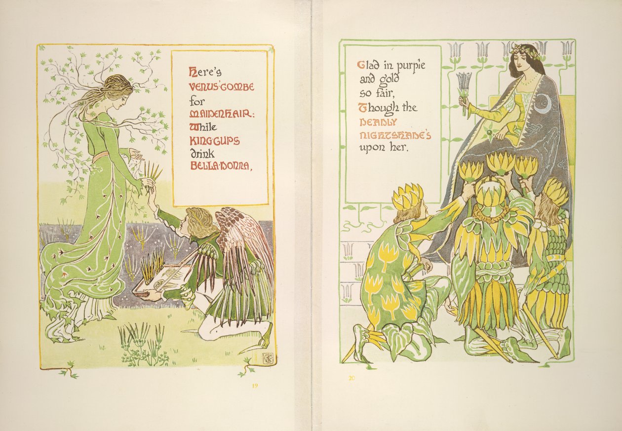 Vénusz fésűje és királypoharai alkotó: Walter Crane