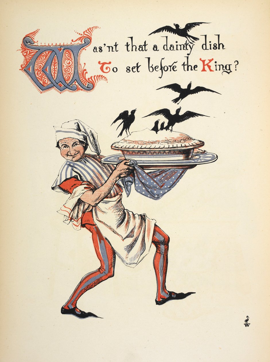 Hát nem finom étel volt a király elé tárni? alkotó: Walter Crane