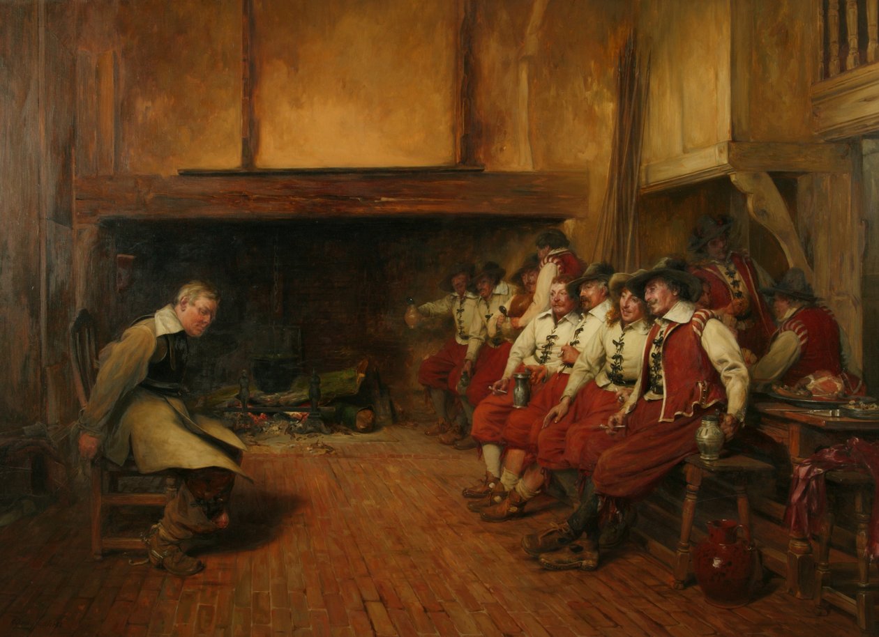 In the Camp of the Amalekites alkotó: Walter Dendy Sadler