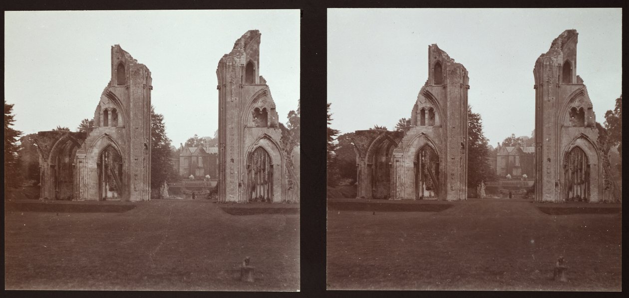Glastonbury Abbey, Glastonbury, Mendip, Somerset, 1913. alkotó: Walter Edward Zehetmayr