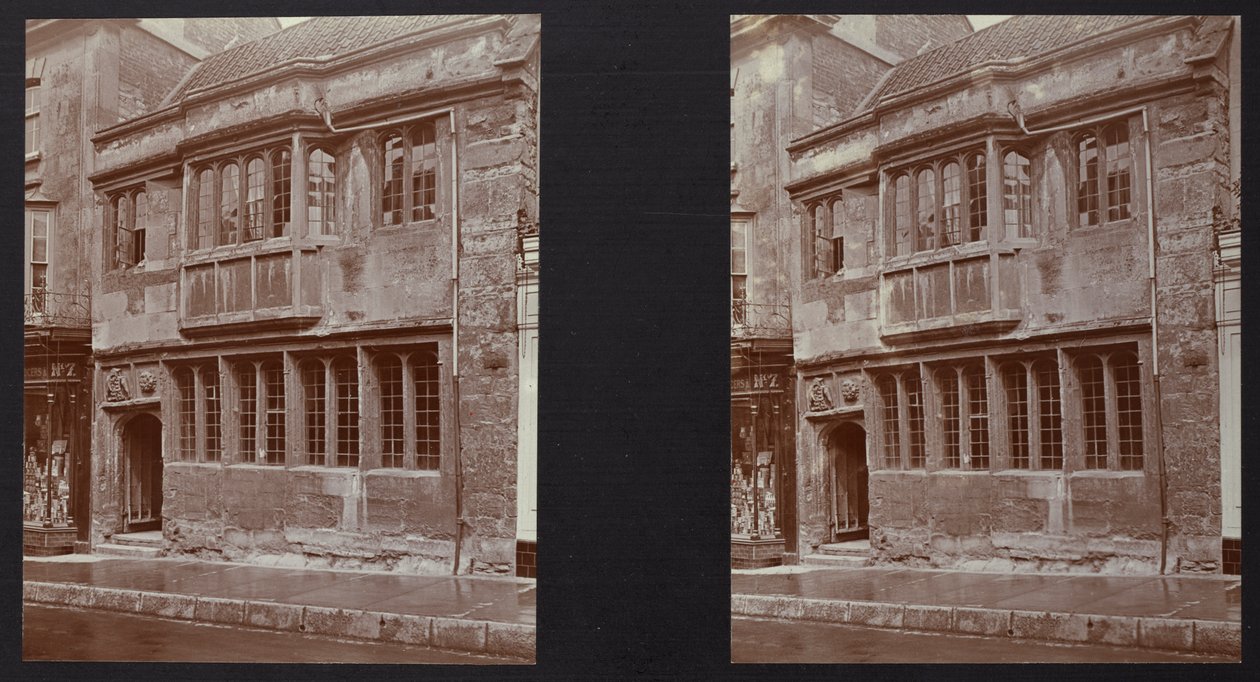 Tribunal House, High Street, Glastonbury, Mendip, Somerset, 1913. alkotó: Walter Edward Zehetmayr