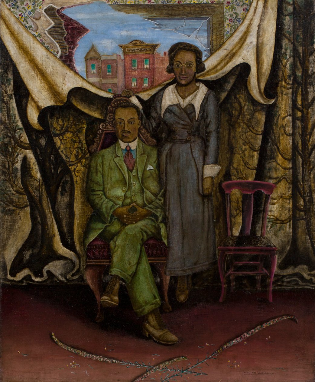 Apa és anya – Tintype alkotó: Walter Ellison