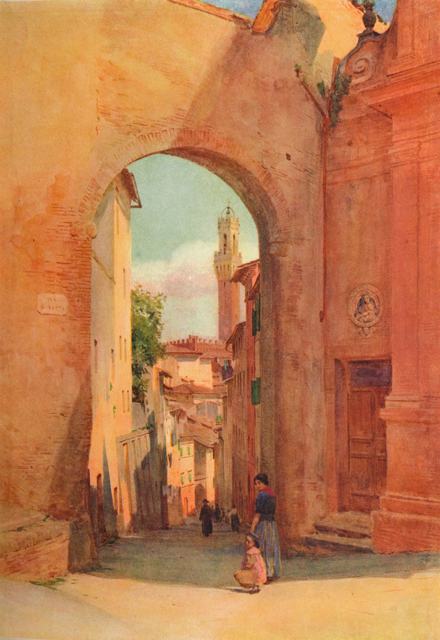 Arco Di S. Giuseppe, Siena, 1900, 1913 alkotó: Walter Frederick Roofe Tyndale