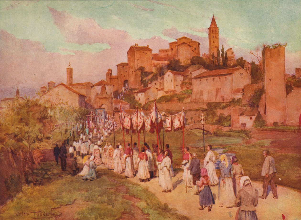 Corpus Domini Viterbóban, 1900, 1913 alkotó: Walter Frederick Roofe Tyndale