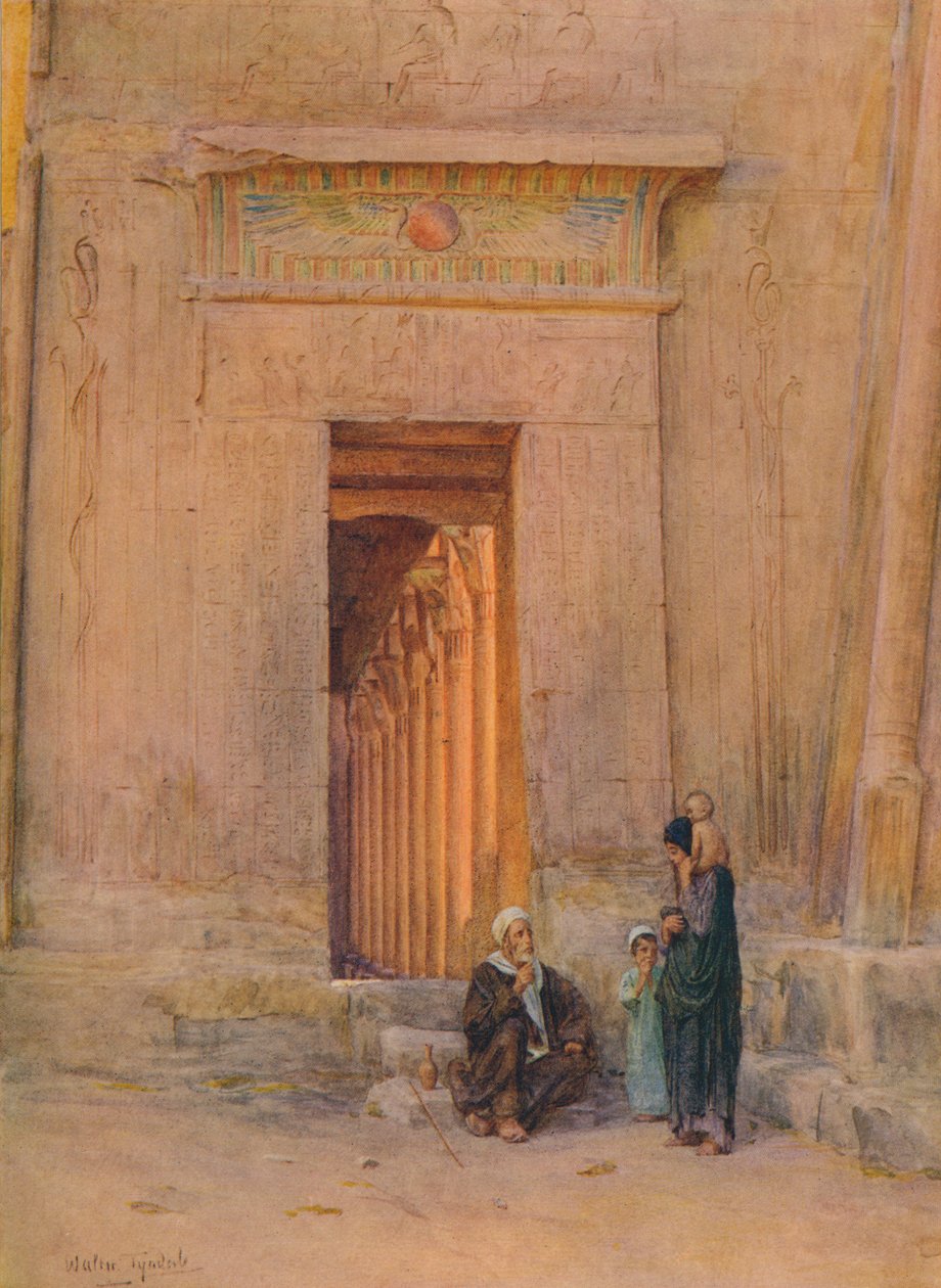 Ajtó Ízisz templomában, 1905, 1912 alkotó: Walter Frederick Roofe Tyndale
