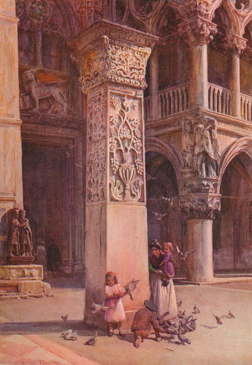 A velencei Piazzettán, 1900 1913 alkotó: Walter Frederick Roofe Tyndale