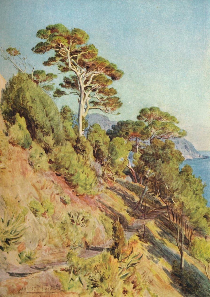 A Villa Piuma, Sestri Levante, c1910, 1912 alkotó: Walter Frederick Roofe Tyndale