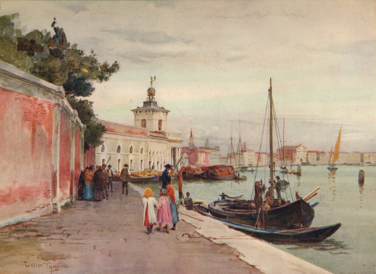 La Dogana, Velence, 1900, 1913 alkotó: Walter Frederick Roofe Tyndale
