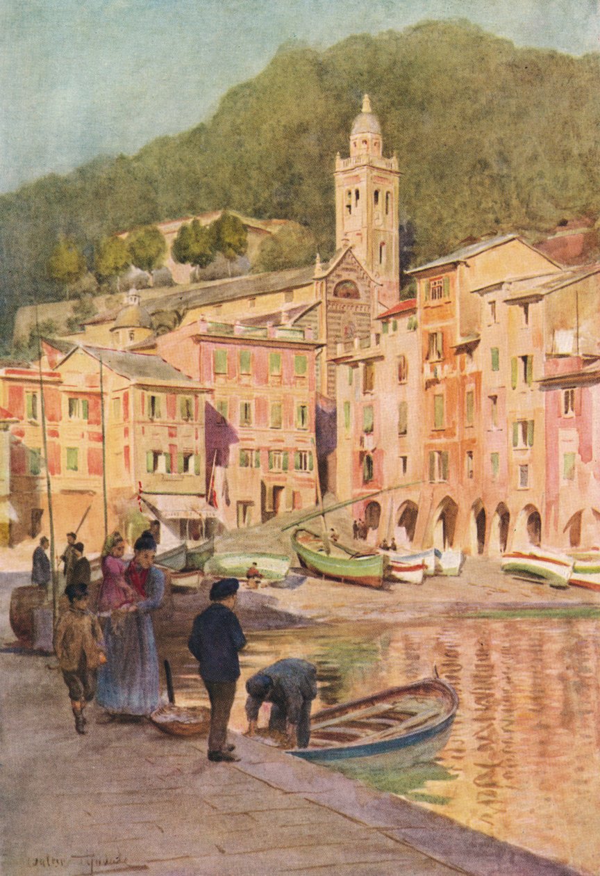 Portofino, 1910, 1912 alkotó: Walter Frederick Roofe Tyndale