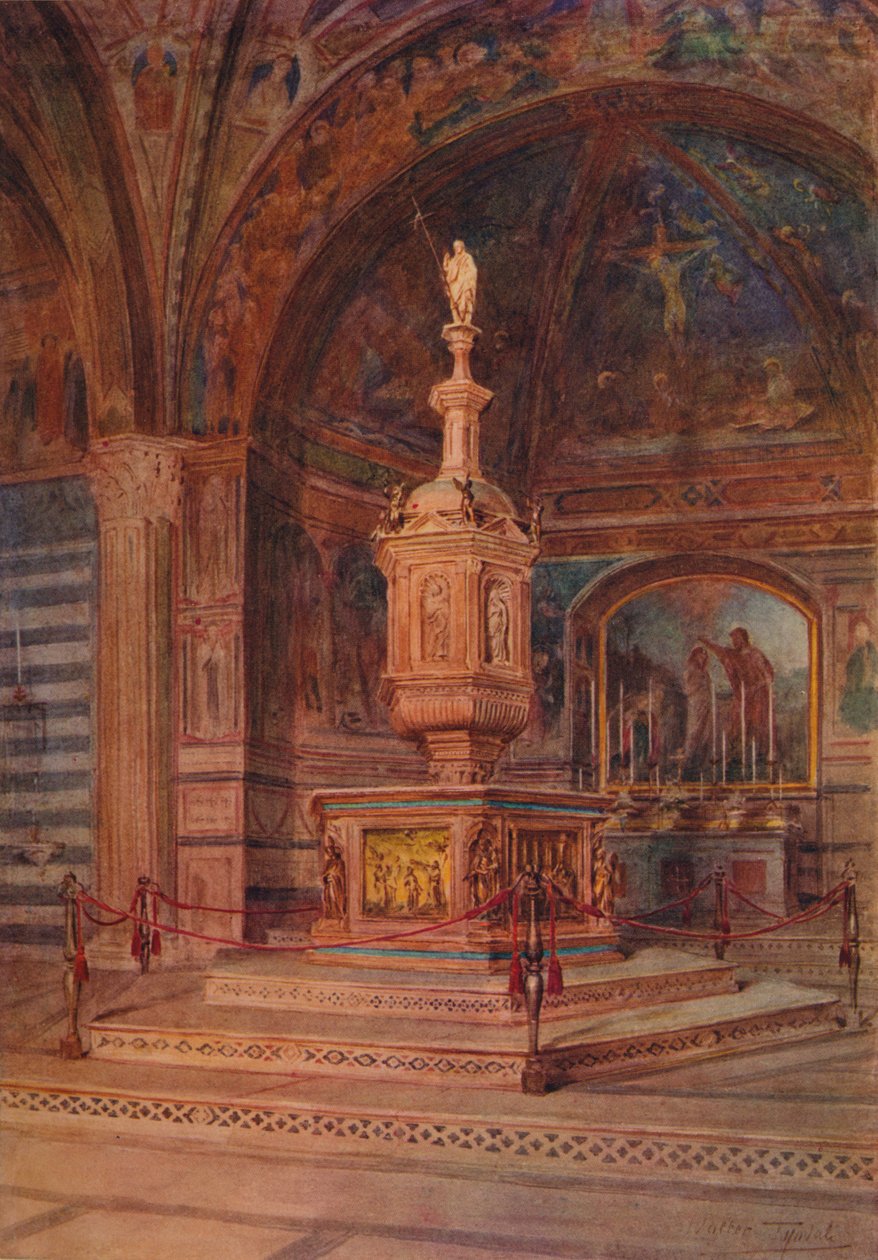 S. Giovanni keresztelőkápolna, 1900, 1913 alkotó: Walter Frederick Roofe Tyndale