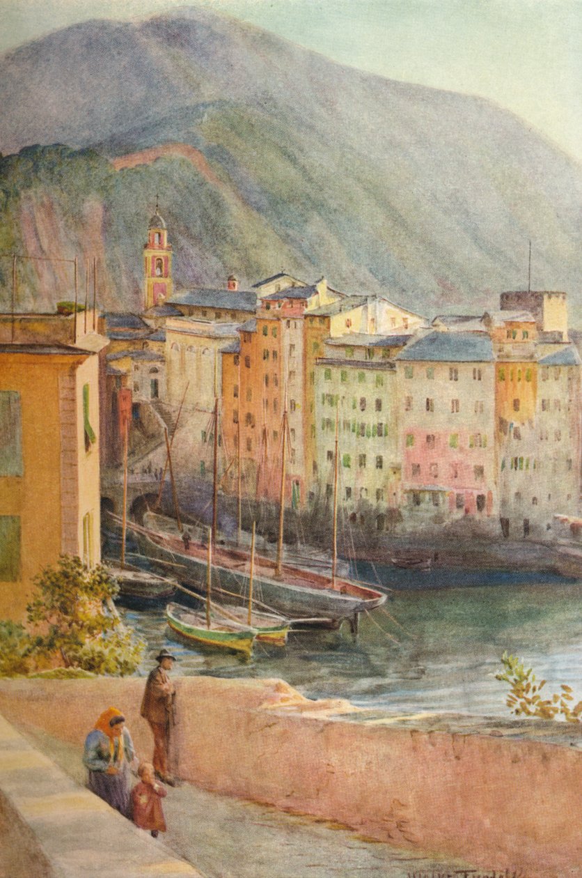 Camogli kikötője, 1910, 1912 alkotó: Walter Frederick Roofe Tyndale