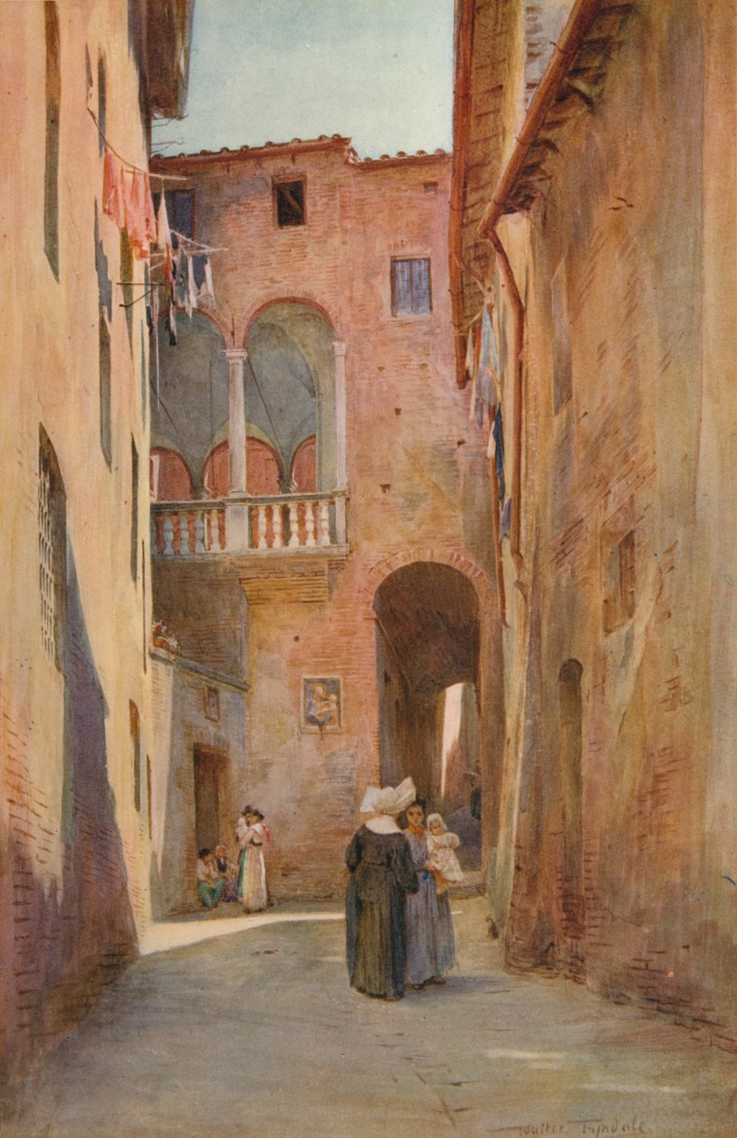 Sienai Katalin háza, 1900, 1913 alkotó: Walter Frederick Roofe Tyndale