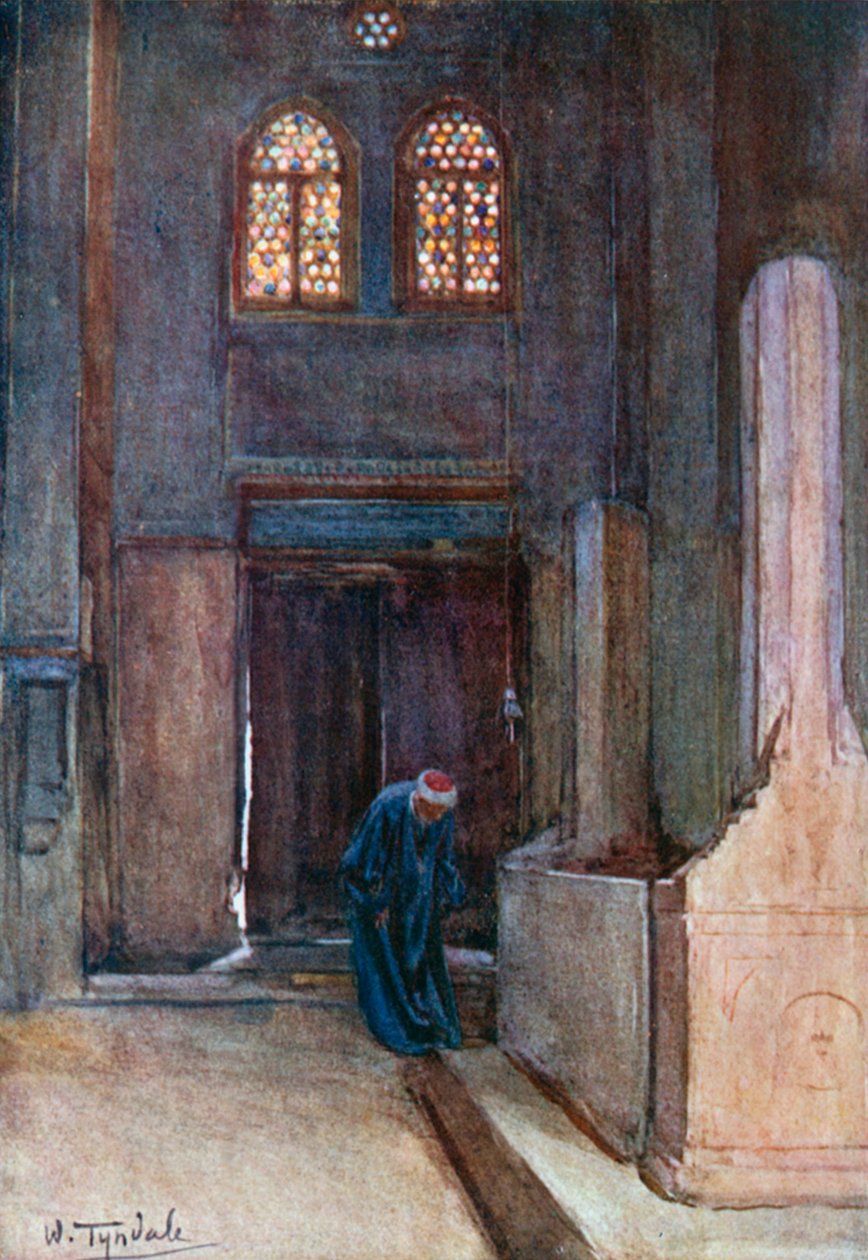 Ibrahim Aga sírja (színes litográfia) alkotó: Walter Frederick Roofe Tyndale
