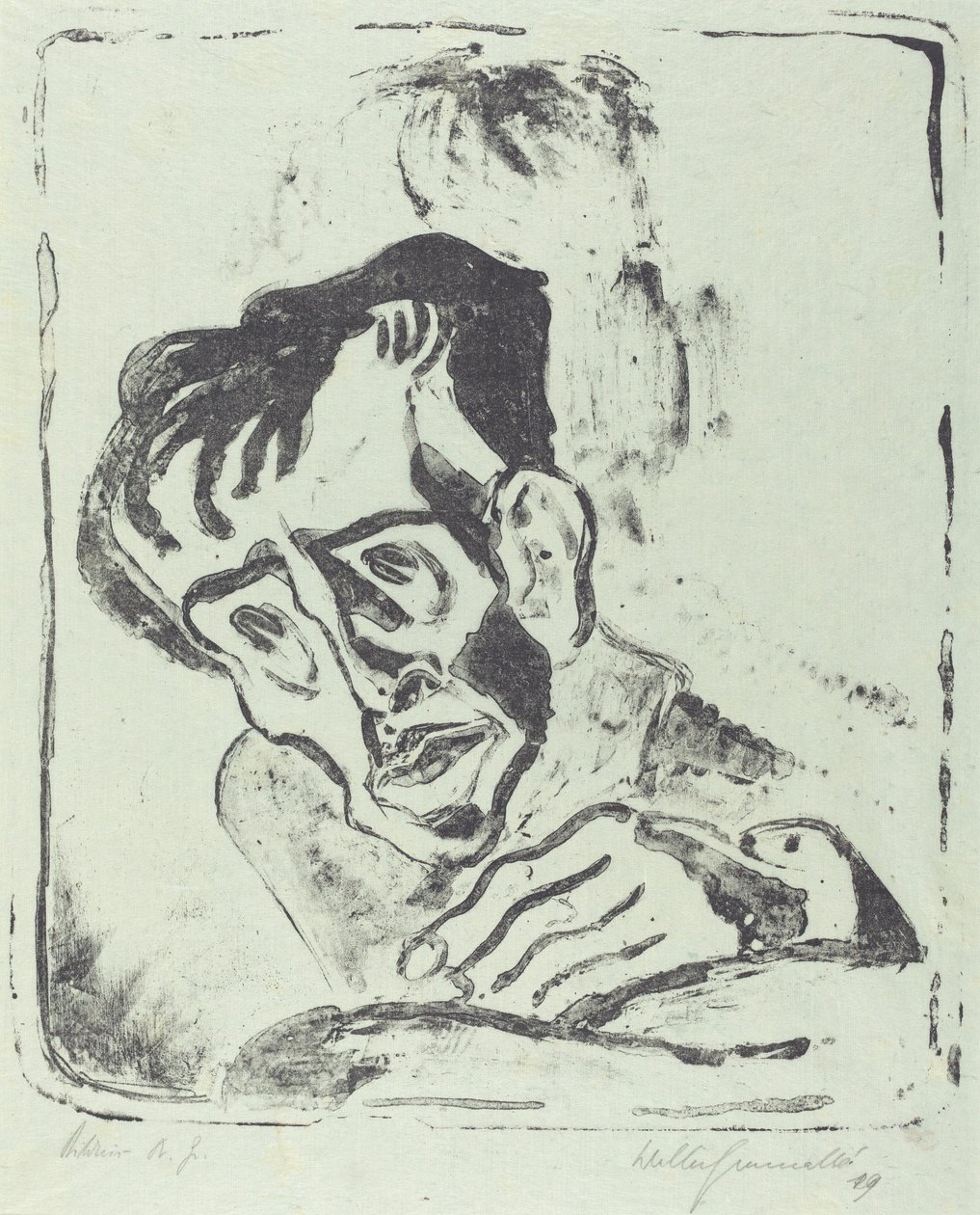 portré dr méret alkotó: Walter Gramatte