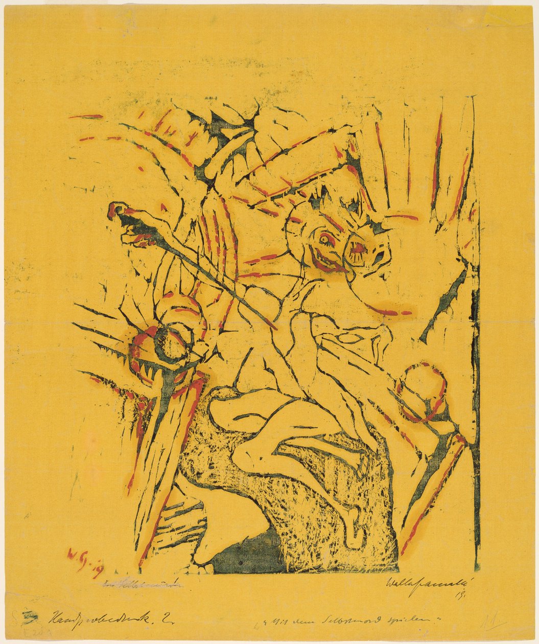 Játék az öngyilkossággal Játék az öngyilkossággal, 1919. alkotó: Walter Gramatte
