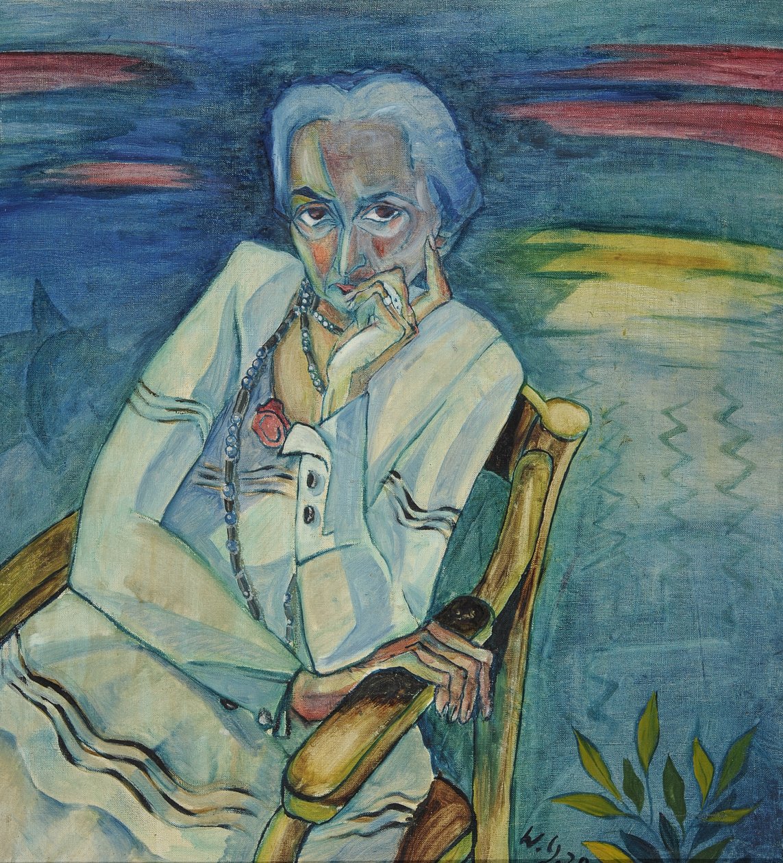 Rosa Schapire portréja alkotó: Walter Gramatte