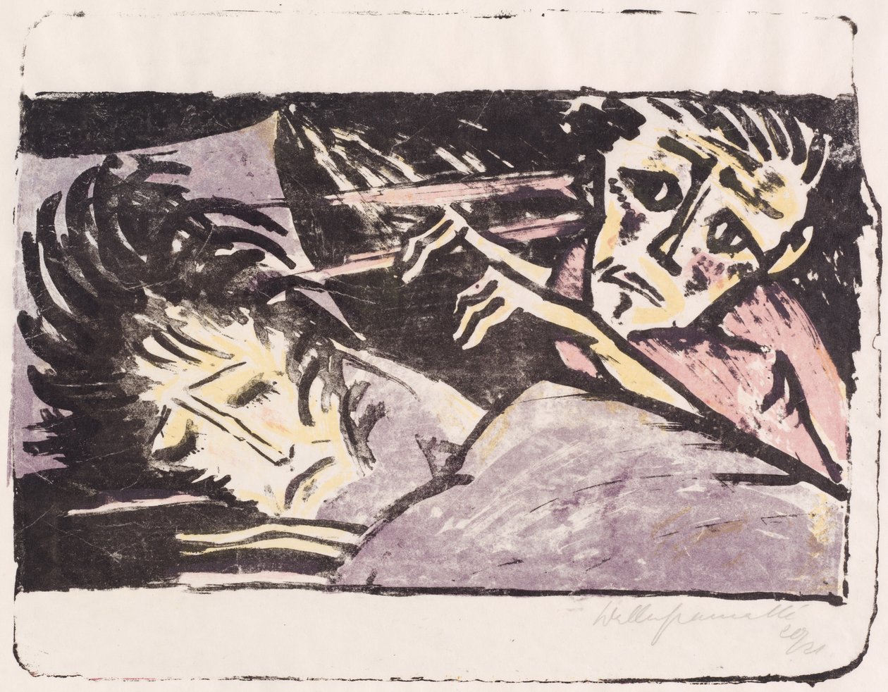 Qual Torment, 19201921. alkotó: Walter Gramatte