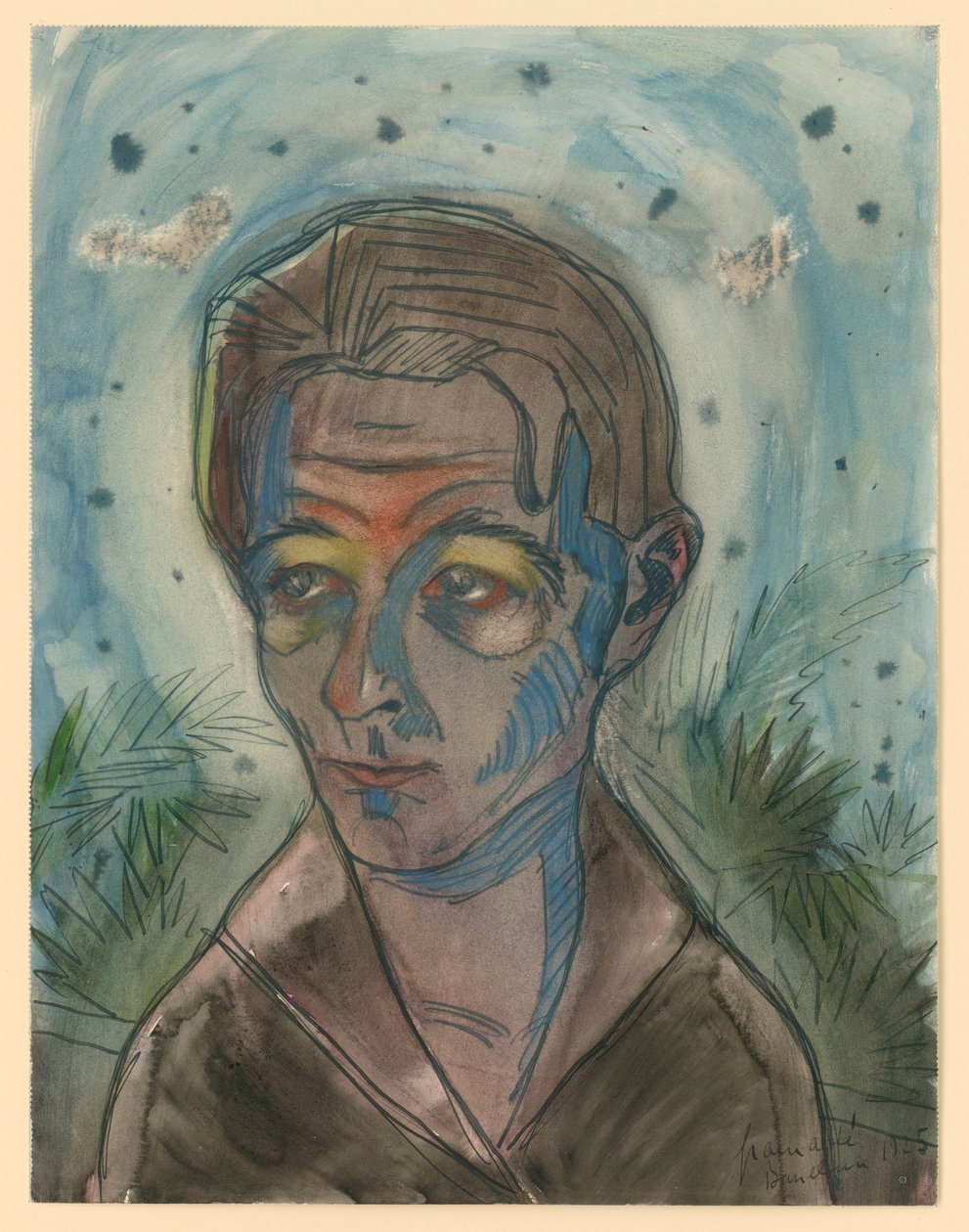 Selbstbildnis alkotó: Walter Gramatte