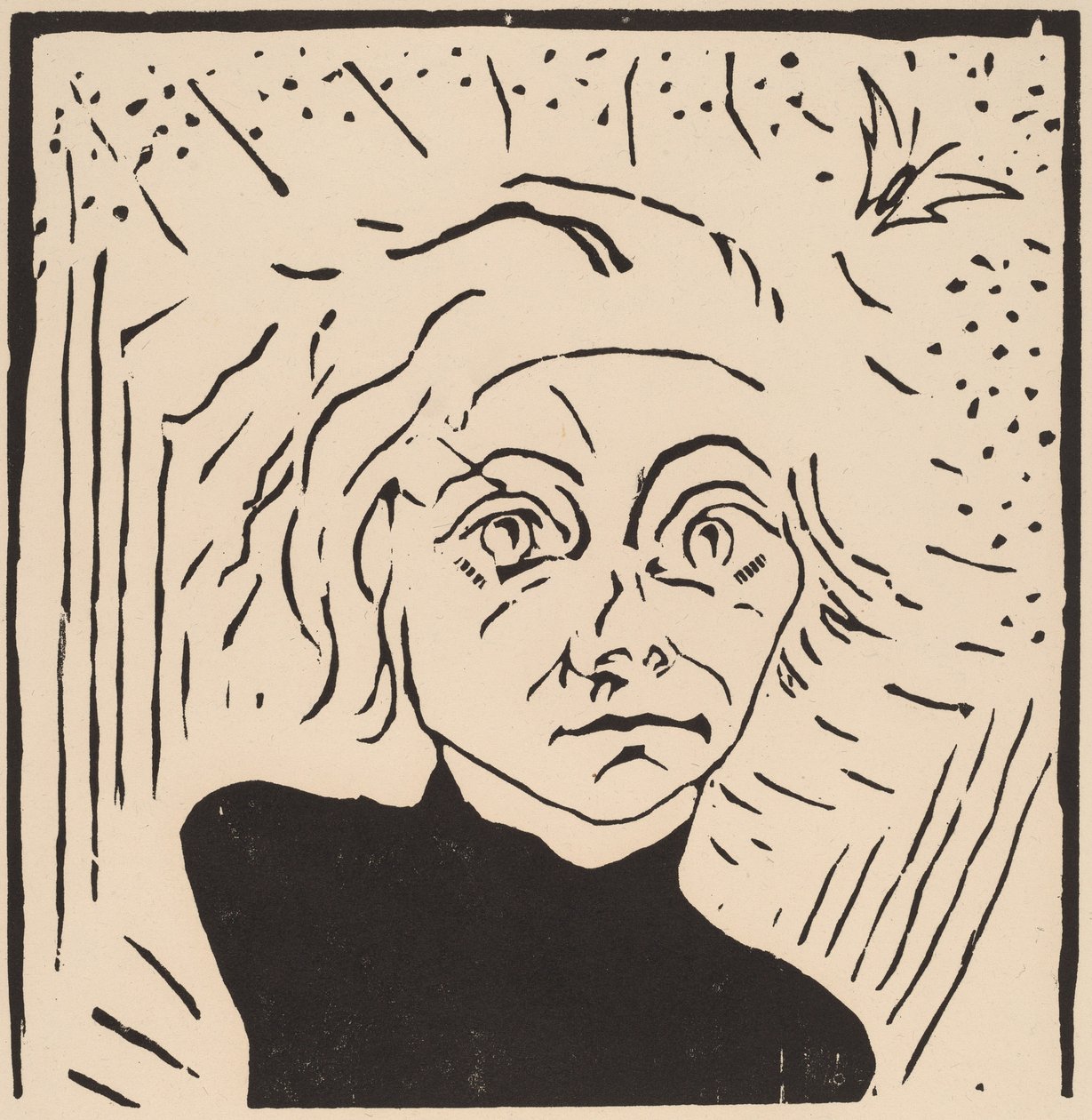 Sidi Heckel, 1919. alkotó: Walter Gramatte