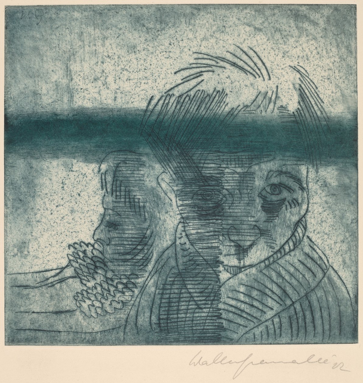 A pár, Önarckép feleséggel A pár, Önarckép feleséggel, 1922. alkotó: Walter Gramatte