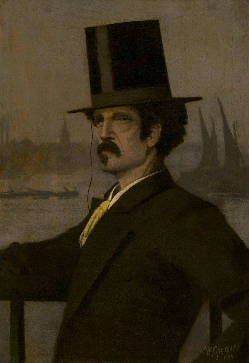James McNeill Whistler, 1869. alkotó: Walter Greaves