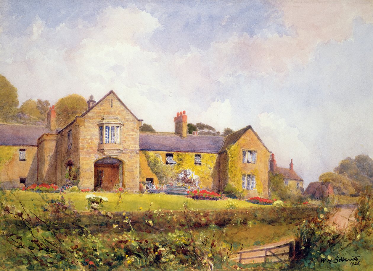 Egy tájház, 1926 alkotó: Walter H. Goldsmith