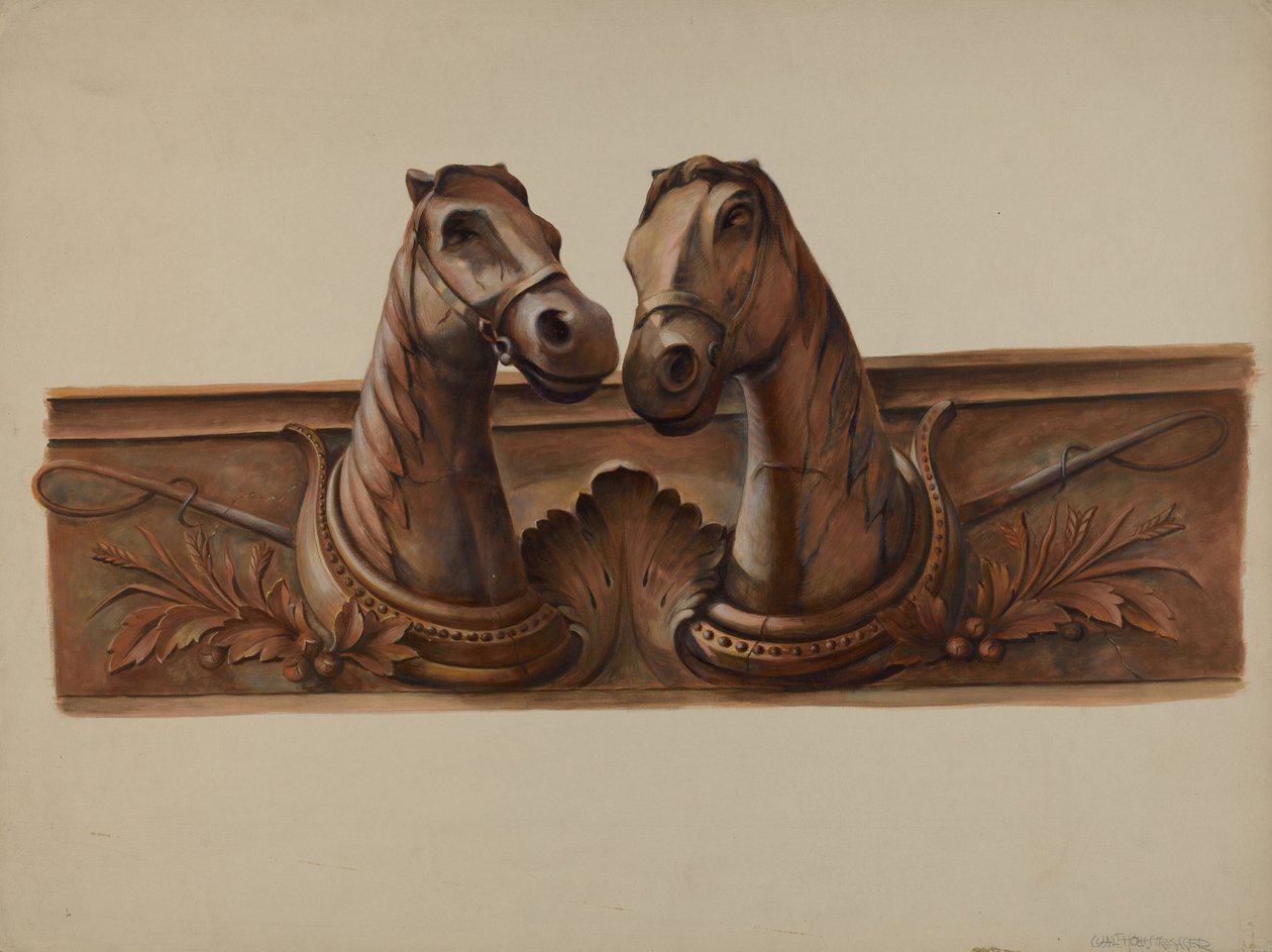 Csűrdíszítés, c. 1938. alkotó: Walter Hochstrasser