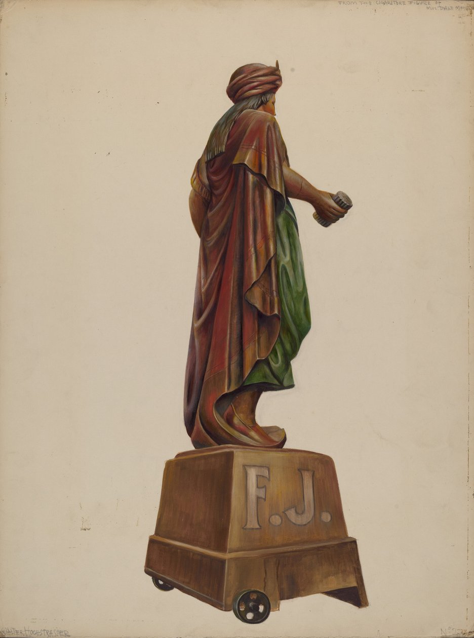 Szivarbolt ábra, c. 1937. alkotó: Walter Hochstrasser